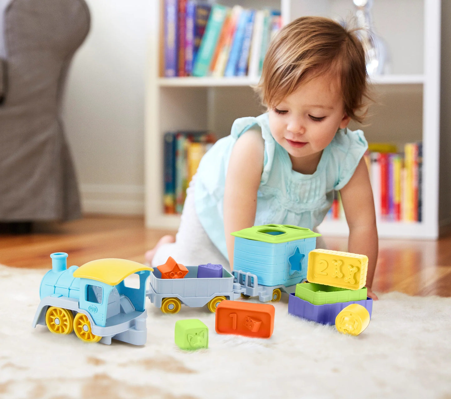 Green Toys Stack & Sort Train