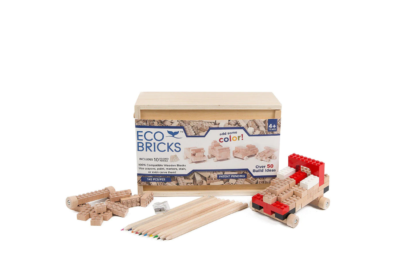 Once-Kids Eco-bricks Classic - 145 Piece Set