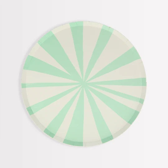 Meri Meri Mint Stripe Side Plates