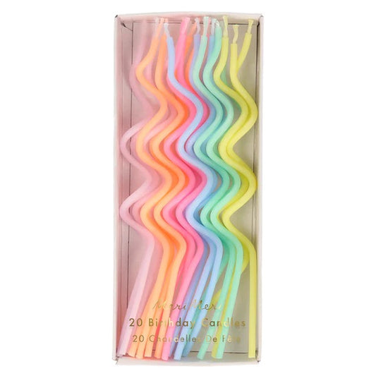 Meri Meri Pastel Swirly Candles