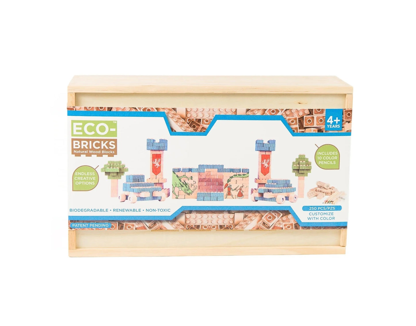 Once-Kids Eco-bricks Classic - 250 Piece Set