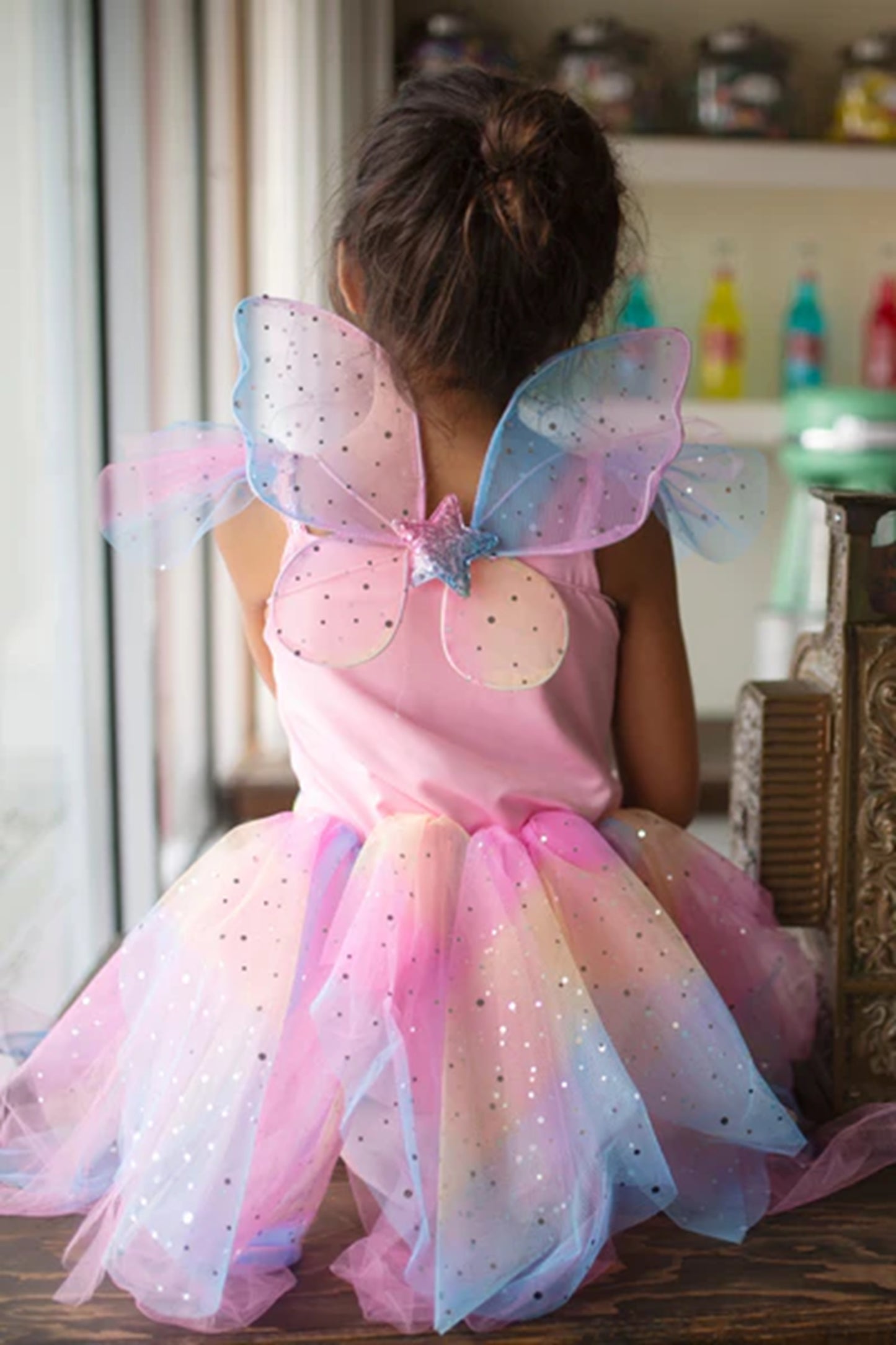 Great Pretenders Rainbow Fairy Dress & Wings