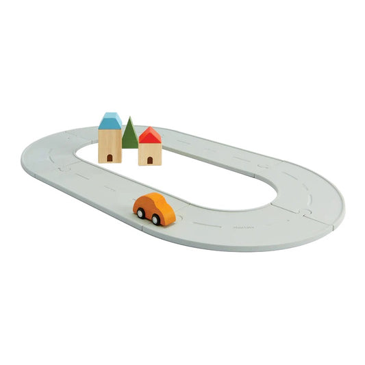 PlanToys Rubber Road & Rail Set - Small