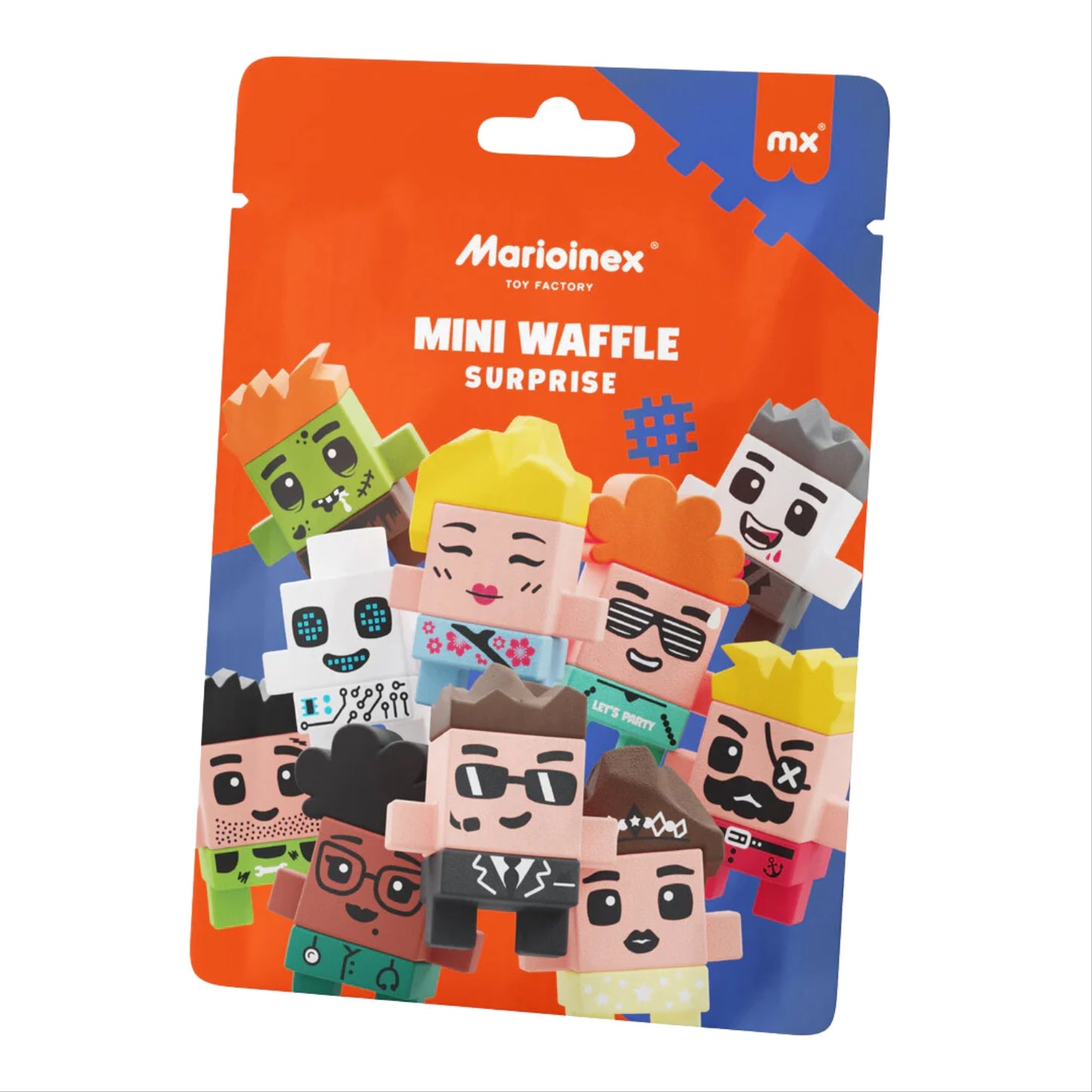 Marioinex Mini Waffle Surprise 10 Piece Set