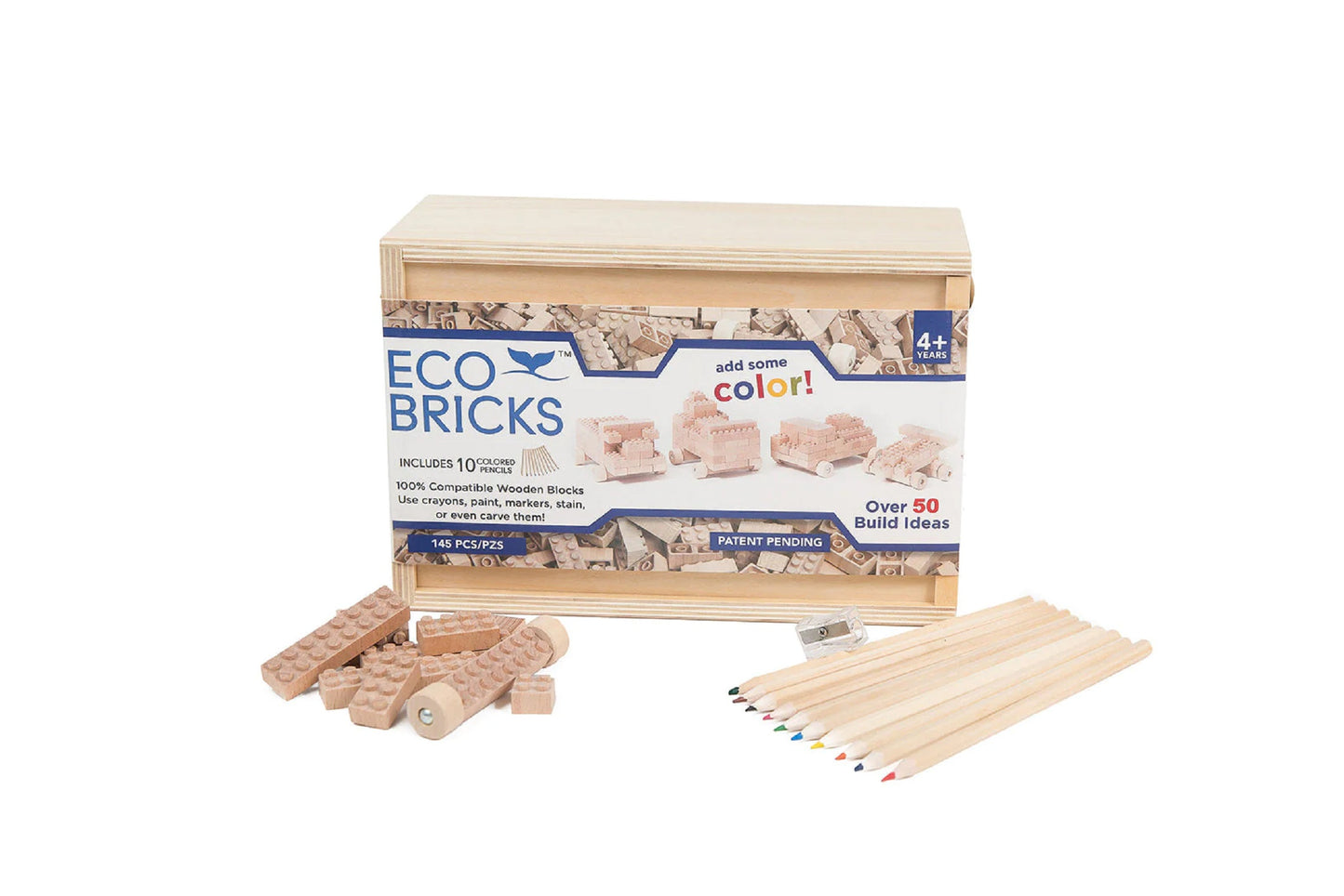 Once-Kids Eco-bricks Classic - 145 Piece Set