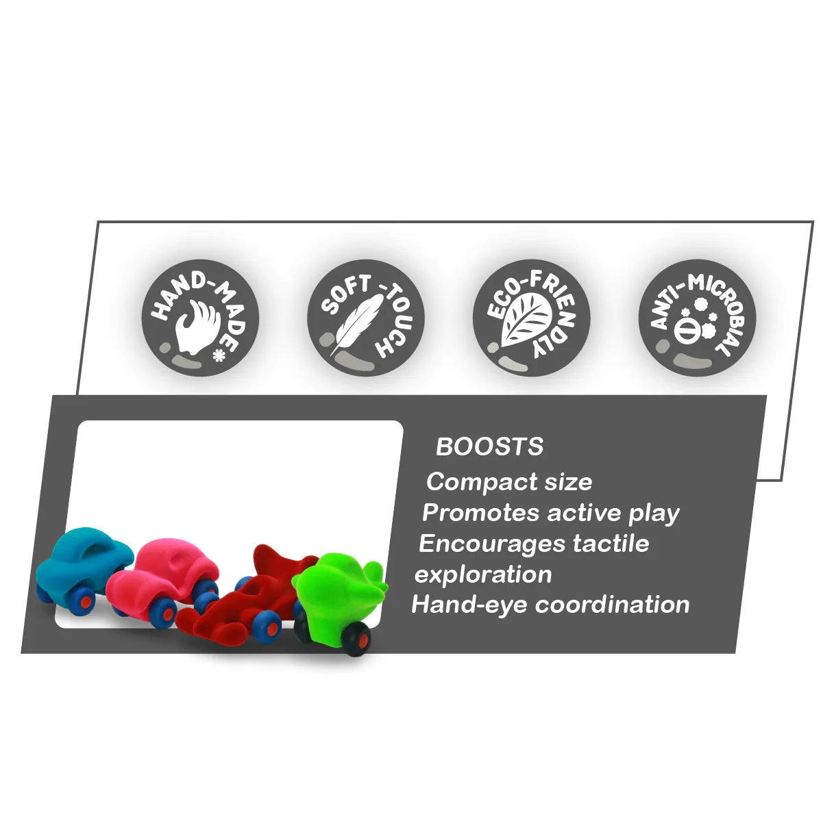 Rubbabu Micro Vehicles - 1 Piece