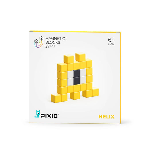 PIXIO Mini Monster Helix 27 Magnetic Blocks in 3 Colors