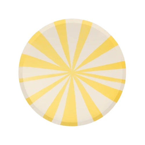 Meri Meri Yellow Stripe Side Plates