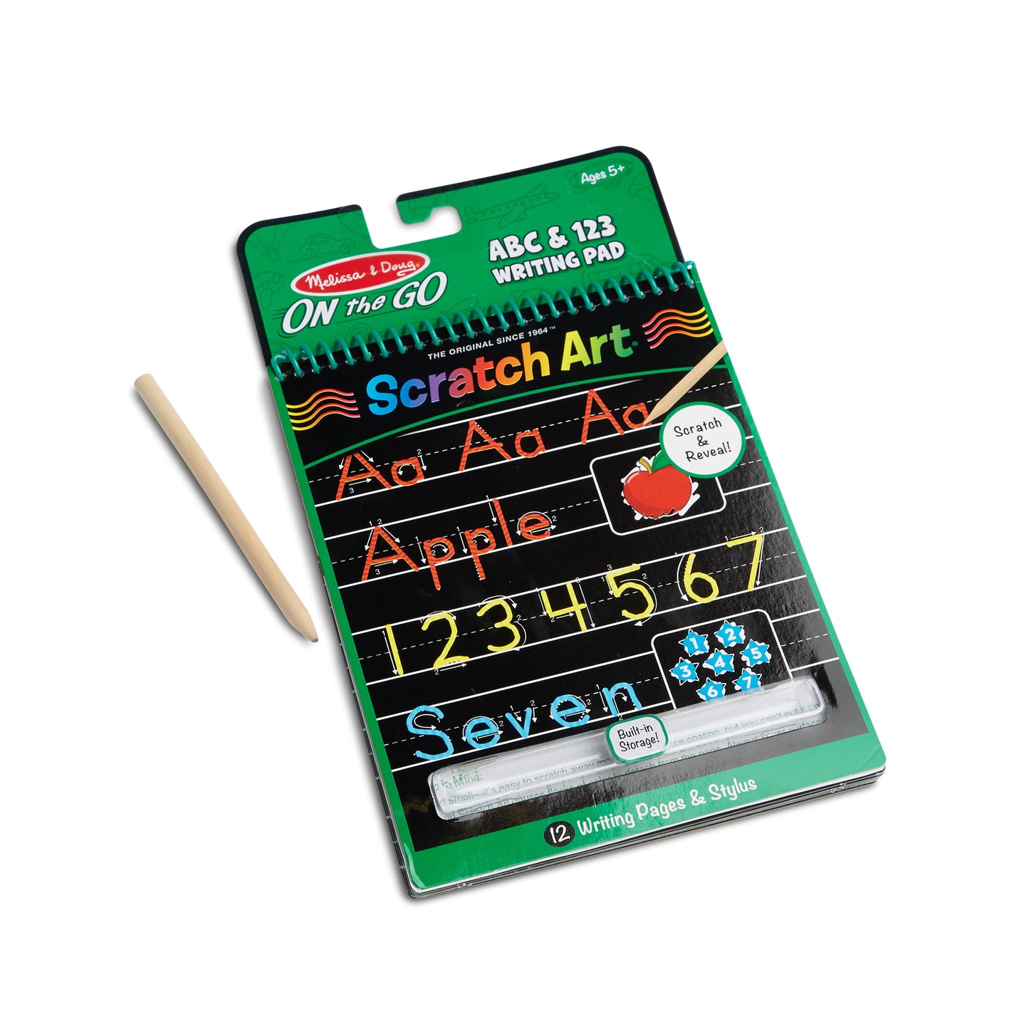 Melissa & Doug Scratch Art - ABC & 123 Writing Pad