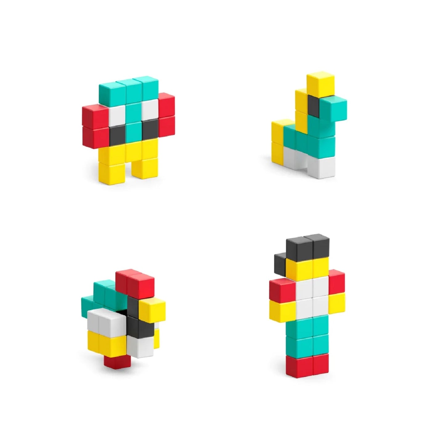 Pixio 25 Magnetic Blocks in 5 Colors