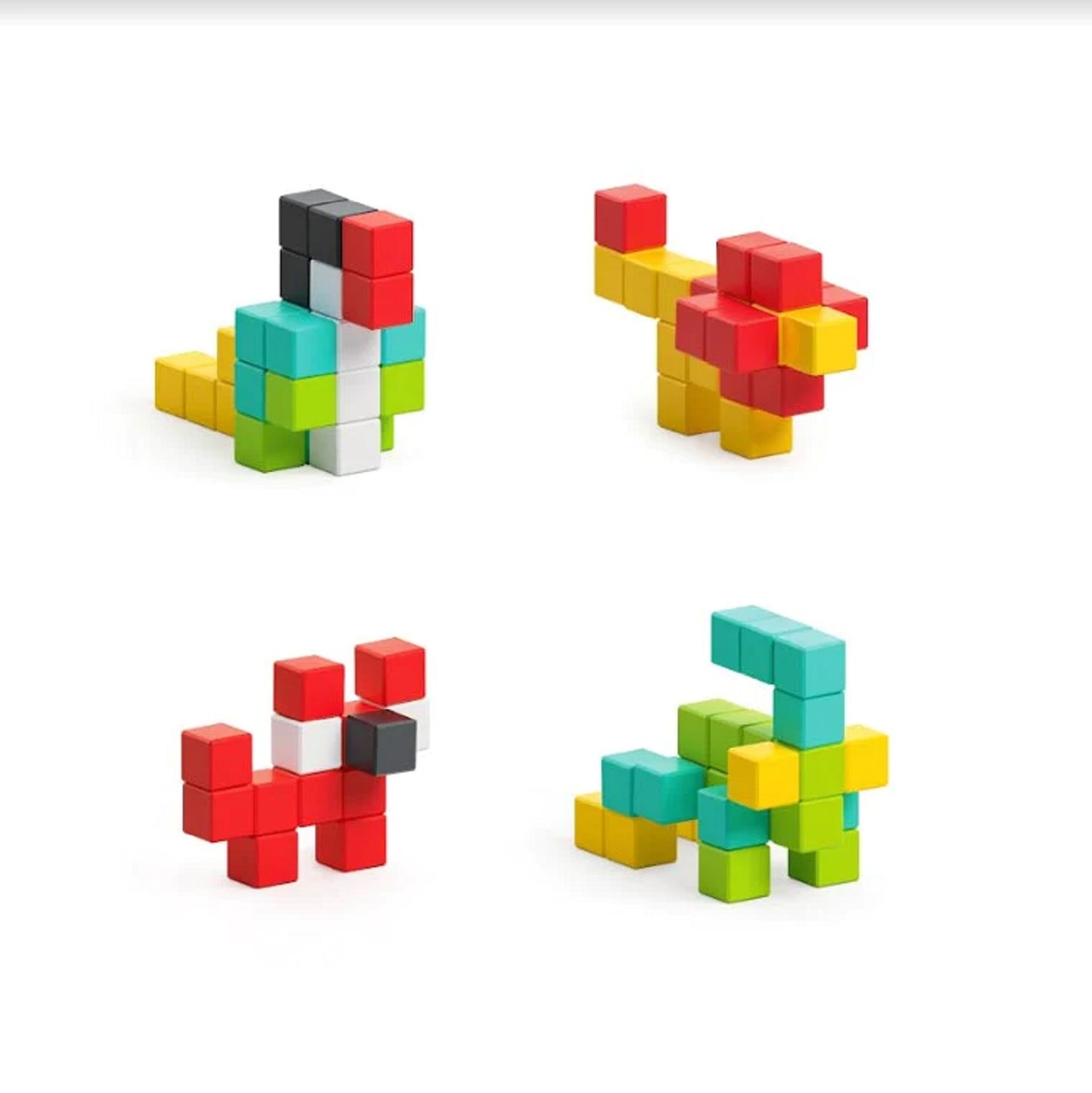 Pixio 25 Magnetic Blocks in 5 Colors