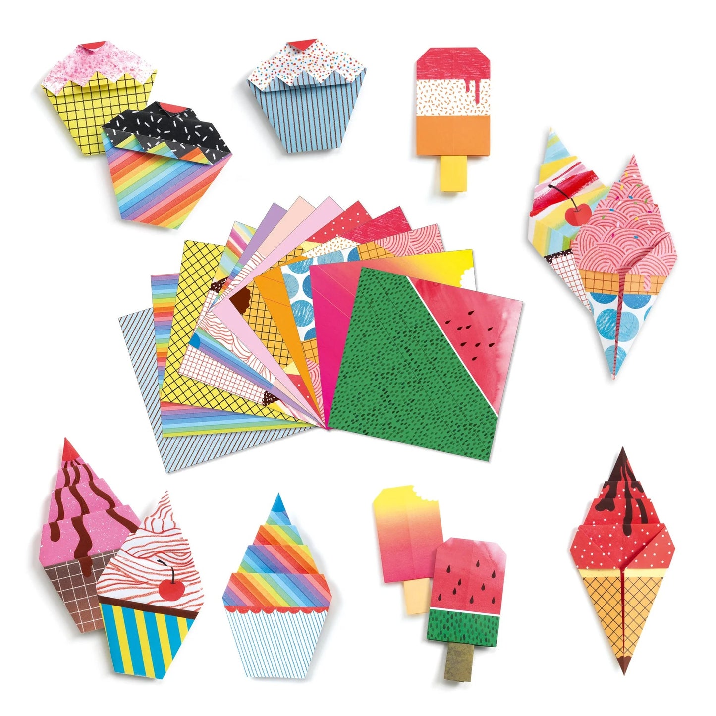 Djeco Sweet Treats Origami Paper Craft Kit