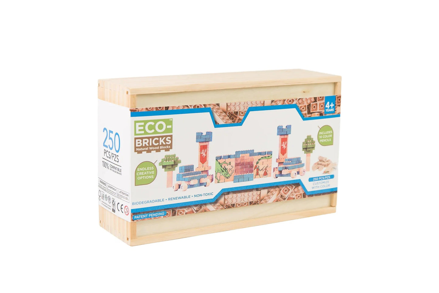 Once-Kids Eco-bricks Classic - 250 Piece Set