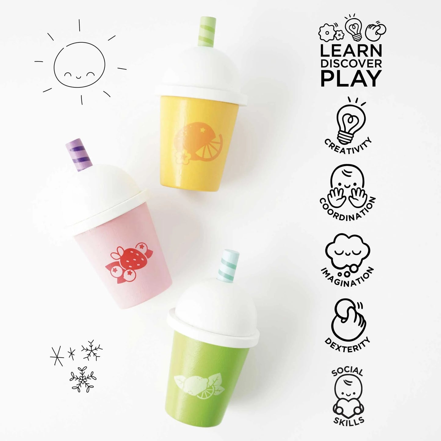 Le Toy Van Take Away Smoothie Trio