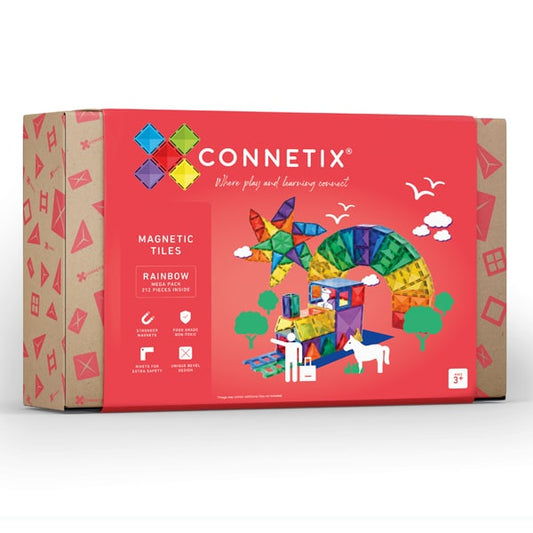 Connetix Rainbow Mega Pack - 212 Piece Set