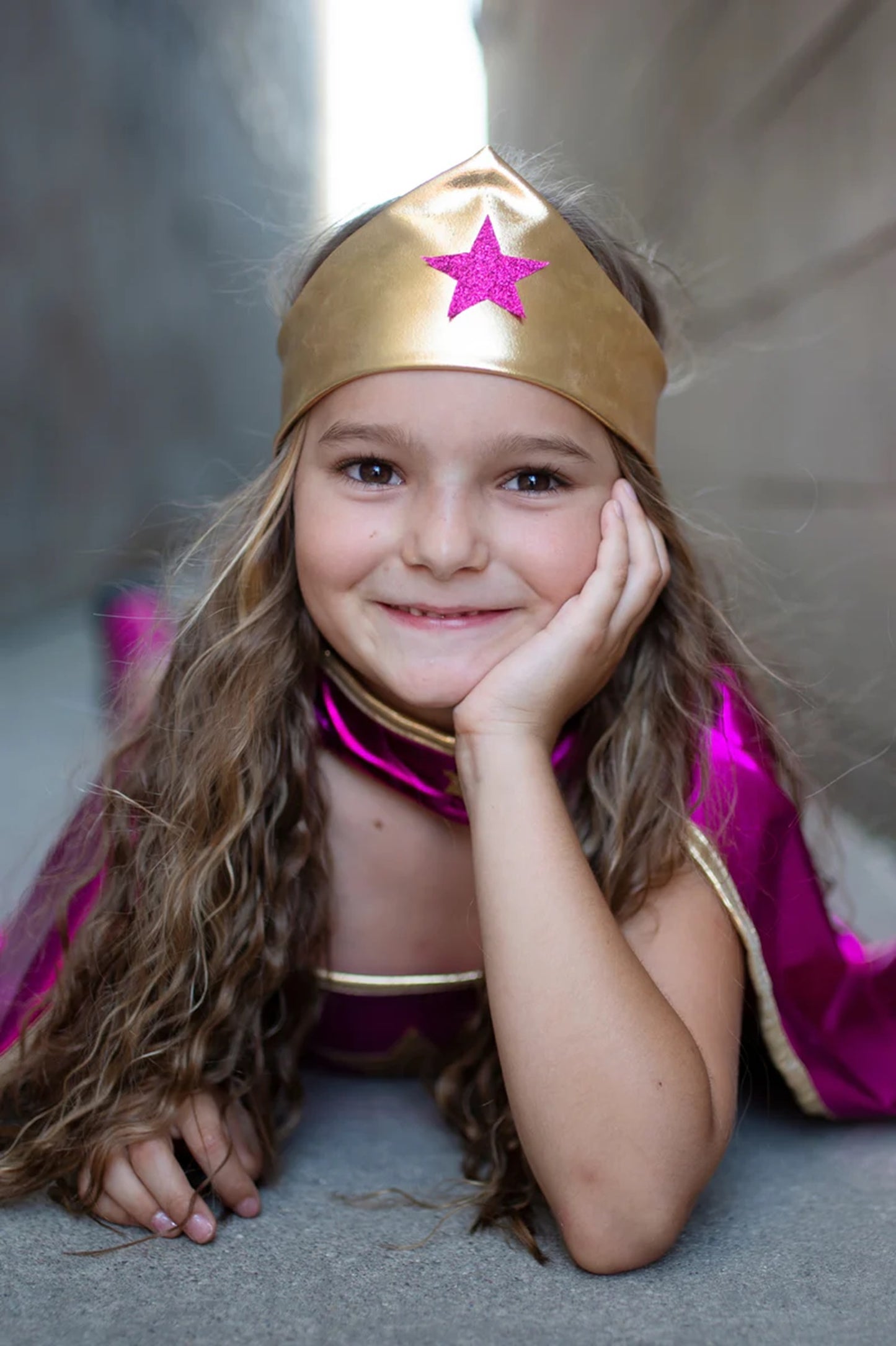 Great Pretenders Superhero Star Dress with Cape & Headpiece