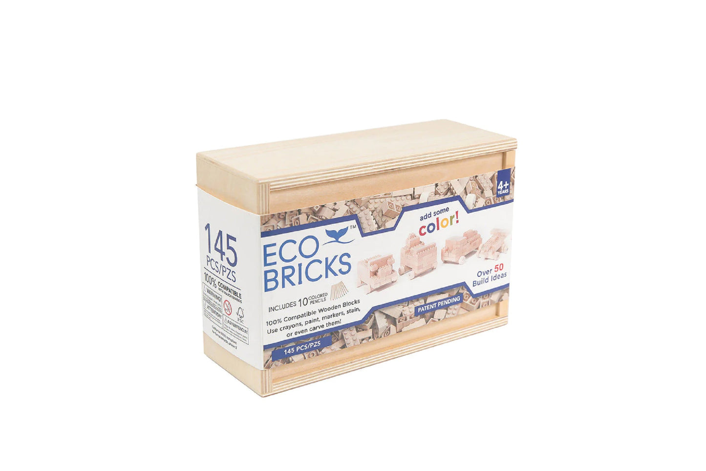 Once-Kids Eco-bricks Classic - 145 Piece Set