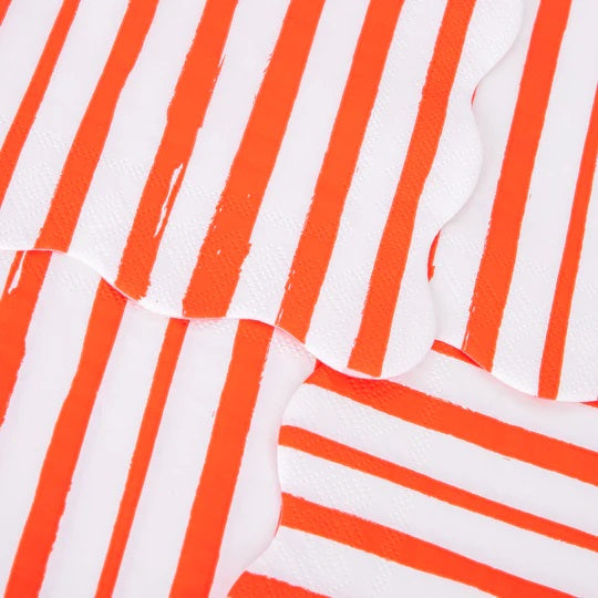 Meri Meri Red Stripe Small Napkins