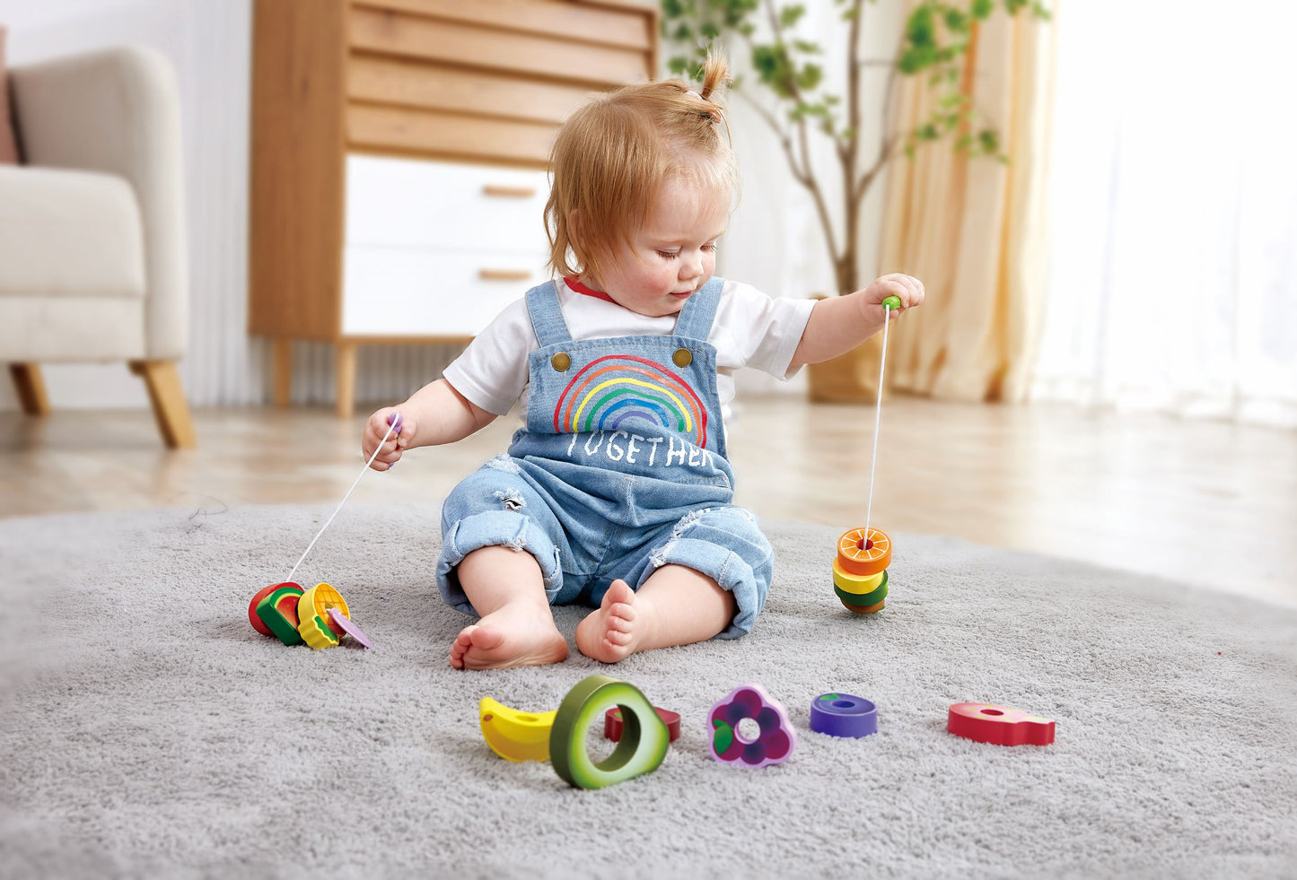 Hape Caterpillar Fruit Feast Set