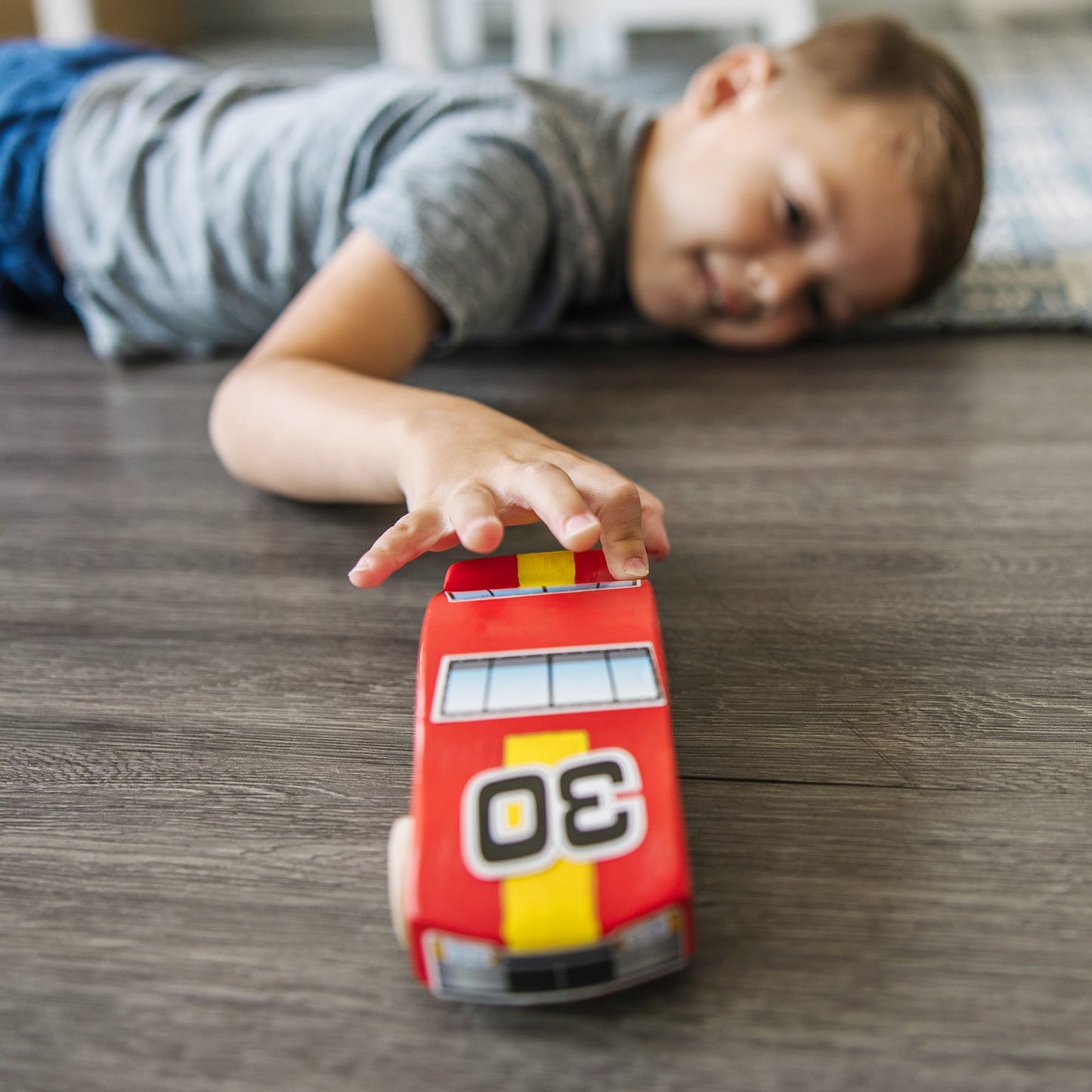 Melissa & Doug Decorate-Your-Own Wooden Race Car