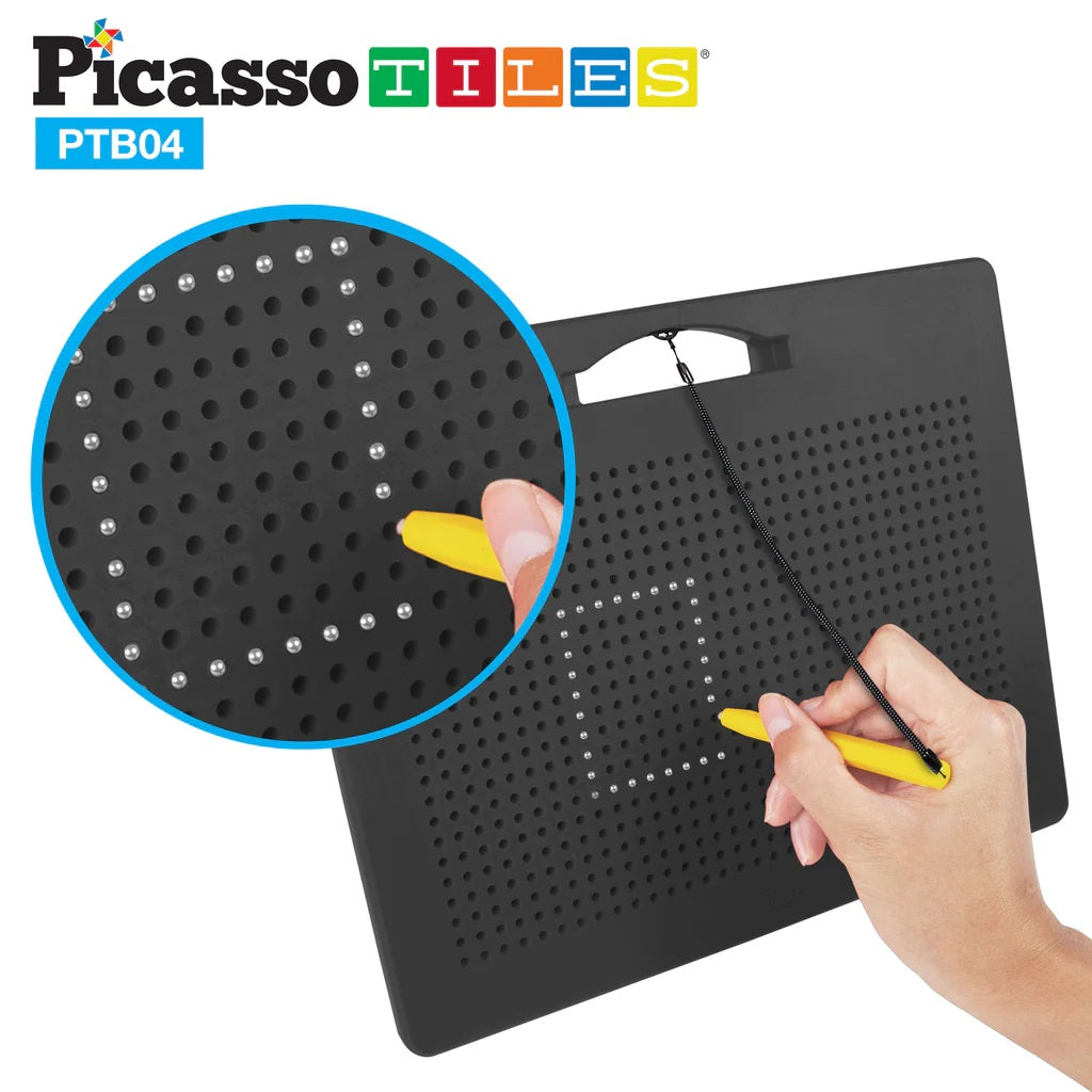 PicassoTiles 2-in-1 Magnetic Drawing Board Letters/Freestyle