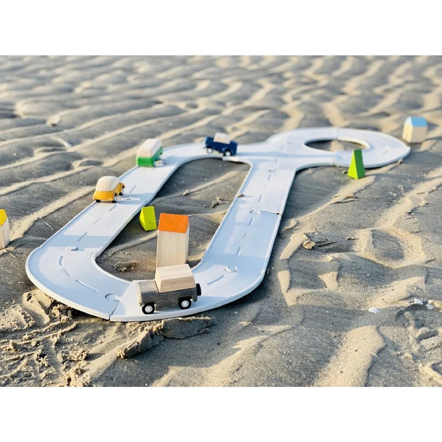 PlanToys Rubber Road & Rail Set - Small