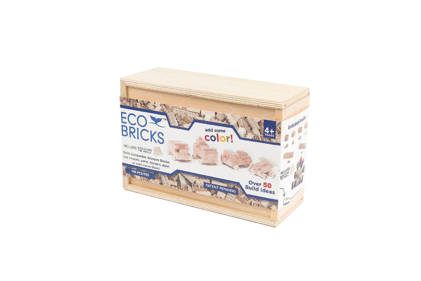 Once-Kids Eco-bricks Classic - 145 Piece Set