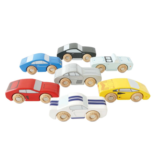 Le Toy Van Classic Wooden Sports Cars