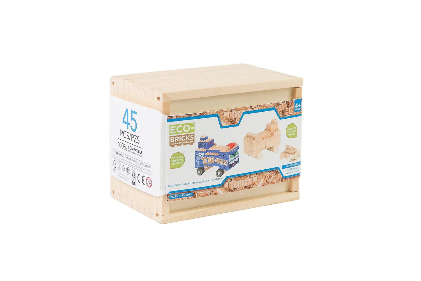 Once-Kids Eco-bricks Classic - 45 Piece Set