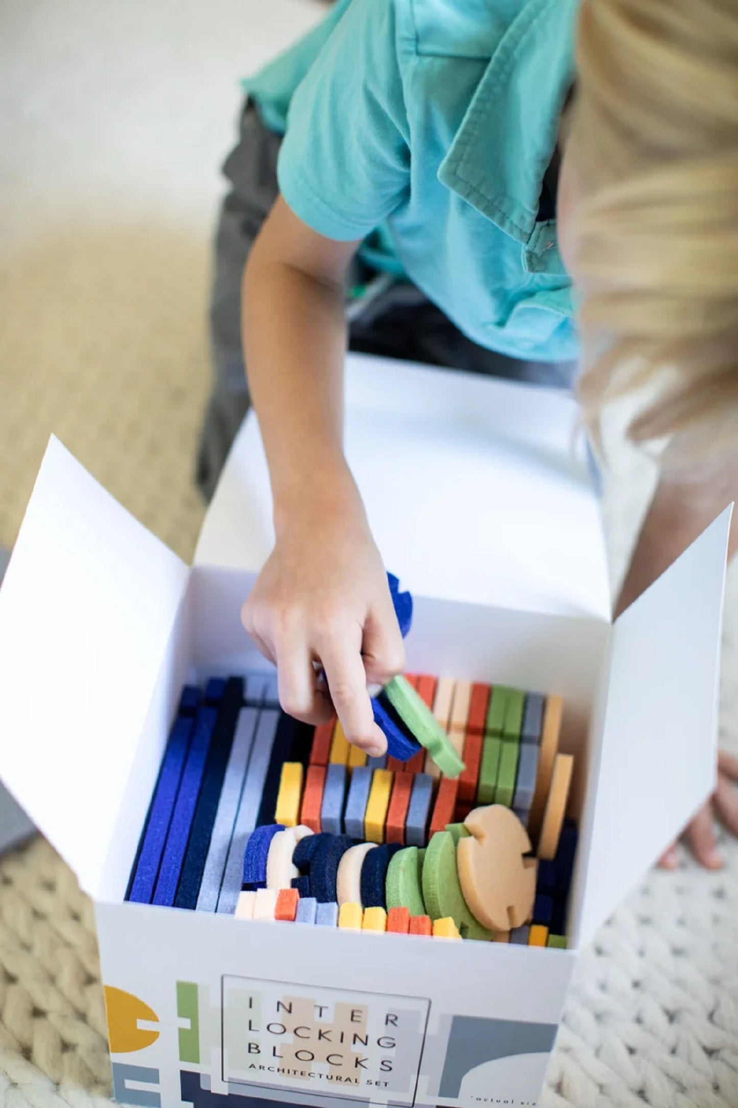 lowercase toys Interlocking Blocks - Architectural Set