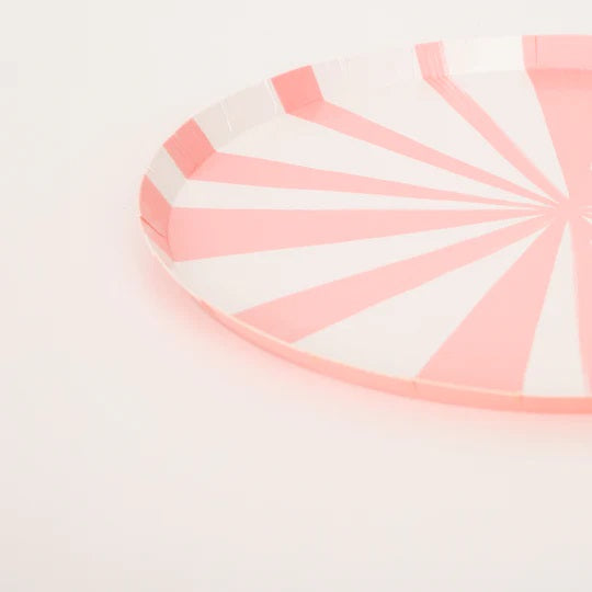 Meri Meri Pink Stripe Side Plates