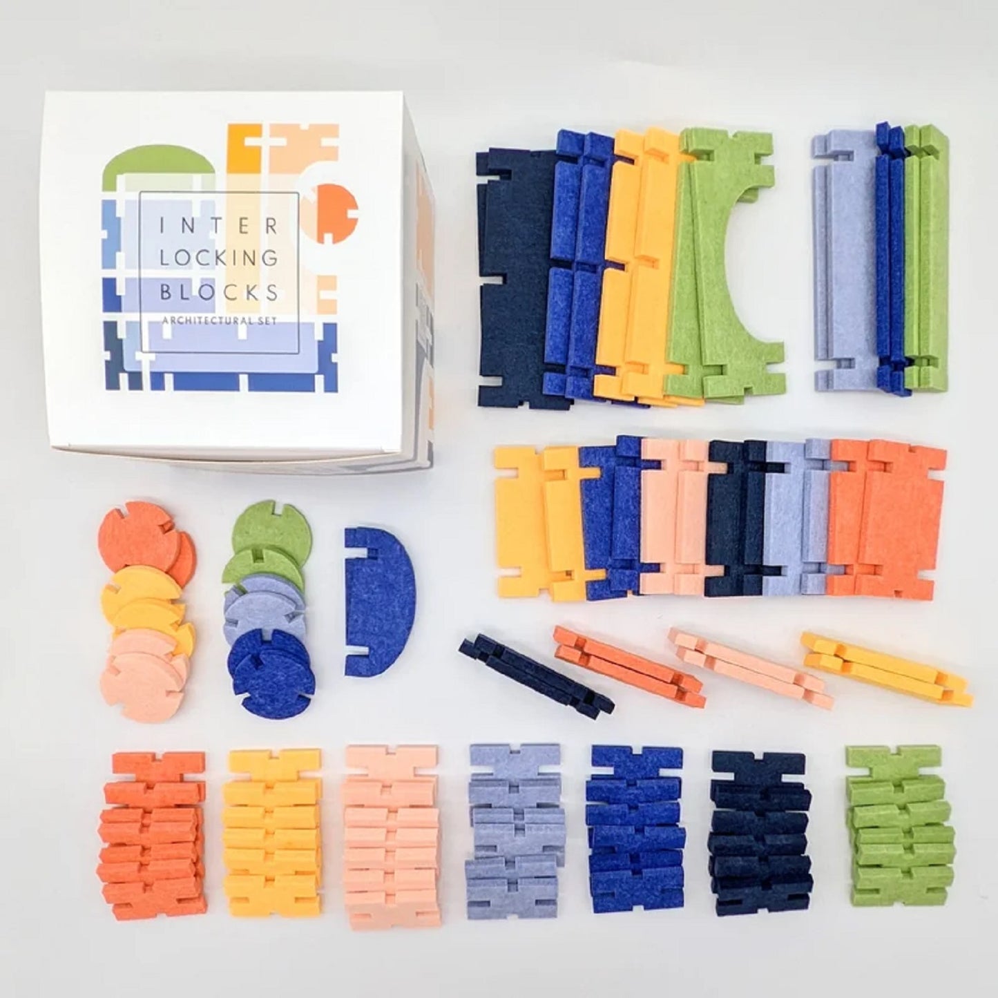 lowercase toys Interlocking Blocks - Architectural Set